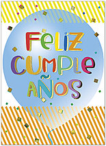 Spanish Birthday Card A9033U-X